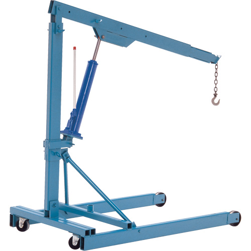 Portable Floor Cranes, 8' Lift, 1000 lbs. (0.5 tons), 70-1/2" Arm, 69-1/4" H Southpoint Industrial Supply