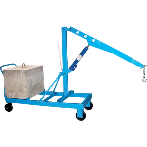 Floor Cranes - Reverse Boom, 8' Lift, 3000 lbs. (1.5 tons), 57" Arm, 78" H Southpoint Industrial Supply