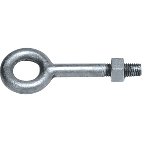 Eye Bolts, 1/2"/3/8" Dia., 2-1/2"/10" L, Galvanized, 1200 lbs. (0.6 tons) Capacity Southpoint Industrial Supply