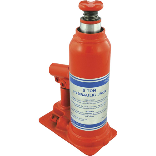 JHJ-5 Crics &agrave; bouteille pour usage tr&egrave;s intensif, 5 tonne(s), 15-3/8" Hauteur &eacute;lev&eacute;e Southpoint Industrial Supply