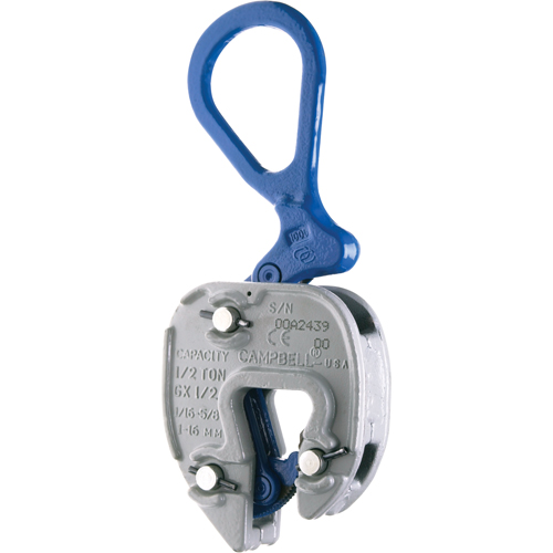 GX Lifting Clamps, 2000 lbs. (1 tons), 1/16" - 3/4" Jaw Opening Southpoint Industrial Supply