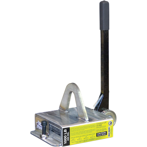 Creative Lift&reg; Magnets, 1000 lbs. (0.5 tons) Holding Cap., 10-3/4" L x 7-1/4" W x 6-3/4" H Southpoint Industrial Supply