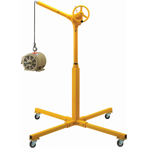 Tall Industrial Lifting Device with Mobile Base, 500 lbs. (0.25 tons) Capacity Southpoint Industrial Supply