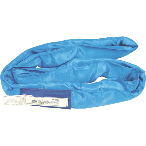&eacute;lingues rondes, Bleu, 4" la x 8' lo, 23 000 lb Charge verticale Southpoint Industrial Supply