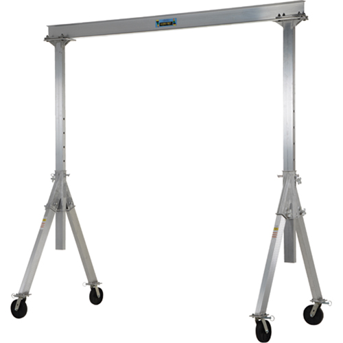 Grue mobile ajustable en aluminium, 10' lo, Capacit&eacute; 2000 lb (1 tonne) Southpoint Industrial Supply