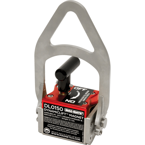 Dynamic Lift Magnets, 150 Holding Cap., 5" L x 2" W x 9" H Southpoint Industrial Supply