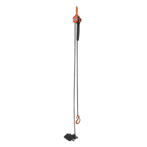 Mini palan &agrave; levier, Lev&eacute;e 15', Cabacit&eacute; 1000 lb (0,5 tonne), Chaîne en Acier Southpoint Industrial Supply