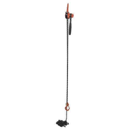 Mini palan &agrave; levier, Lev&eacute;e 20', Cabacit&eacute; 1000 lb (0,5 tonne), Chaîne en Acier Southpoint Industrial Supply