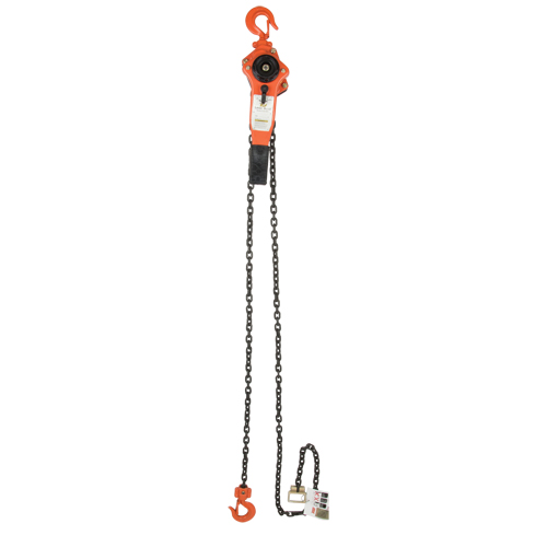 Lever Chain Hoist, 5' Lift, 3000 lbs. (1.5 tons) Capacity, Alloy Steel Chain Southpoint Industrial Supply