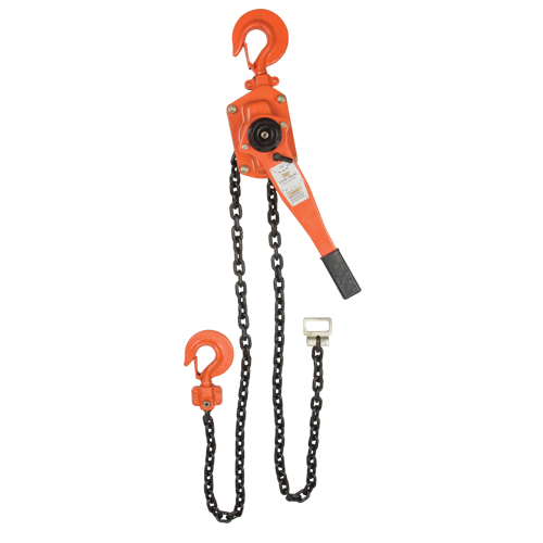 Lever Chain Hoist, 5' Lift, 6000 lbs. (3 tons) Capacity, Alloy Steel Chain Southpoint Industrial Supply
