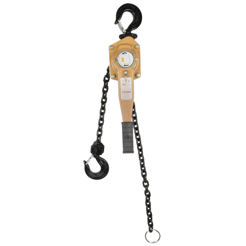 Heavy Duty Gold Series Lever Chain Hoist, 10' Lift, 12000 lbs. (6 tons) Capacity, Alloy Steel Chain Southpoint Industrial Supply