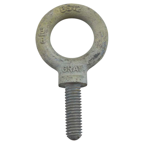 Eye Bolt, 2-13/16" Dia., 2" L, Galvanized, 7200 lbs. (3.6 tons) Capacity Southpoint Industrial Supply
