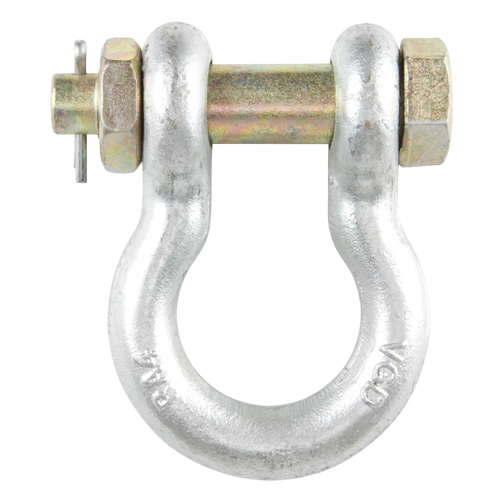 Bolt Type Anchor Shackle, 1/4", Bolt Type, Hot Dip Galvanized Southpoint Industrial Supply