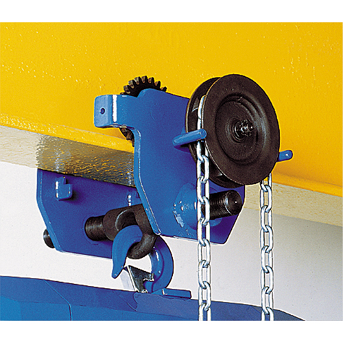 Corso&reg; Geared Trolley, 40000 lbs. (20 tons) Capacity, 5-1/3" - 8-2/3" Southpoint Industrial Supply