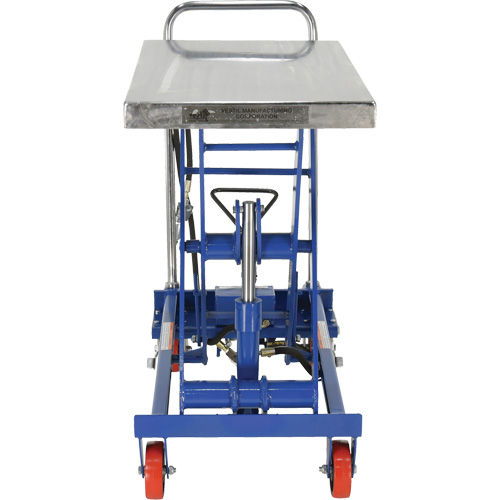 Pneumatic Hydraulic Scissor Lift Table, Steel, 32-1/2" L x 19-3/4" W, 1000 lbs. Cap. Southpoint Industrial Supply