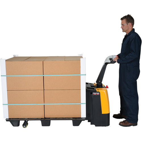 Transpalette &eacute;lectrique motoris&eacute;, Capacit&eacute; 3000 lb, 47" lo x 25" la Southpoint Industrial Supply