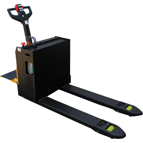 Fully Powered Electric Pallet Truck With  Stand-On Platform, 4500 lbs. Cap., 48" L x 30.25" W Southpoint Industrial Supply
