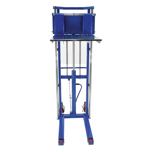 Hefti-Lift Load Stacker, Foot Pump Operated, 1500 lbs. Capacity, 63" Max Lift Southpoint Industrial Supply