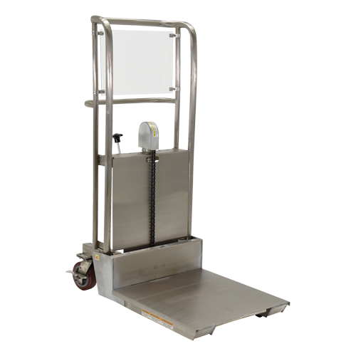 Gerbeur Hefti-Lift, M&eacute;canisme Pompe au pied, Capacit&eacute; de 450 lb, Levage max de 45-5/8" Southpoint Industrial Supply