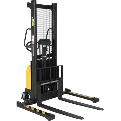 Fork Lift Stacker, Electric Operated, 2000 lbs. Capacity, 63" Max Lift Southpoint Industrial Supply