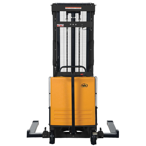 Fork Lift Stacker, Electric Operated, 2000 lbs. Capacity, 118" Max Lift Southpoint Industrial Supply