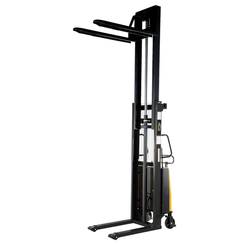 Gerbeur pour chariot &eacute;l&eacute;vateur, Fonctionnement &eacute;lectrique, Capacit&eacute; 2000 lb, Lev&eacute;e max 118" Southpoint Industrial Supply