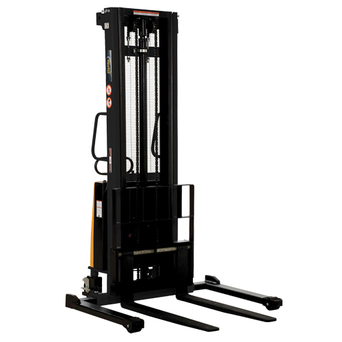 Fork Lift Stacker, Electric Operated, 2000 lbs. Capacity, 137" Max Lift Southpoint Industrial Supply