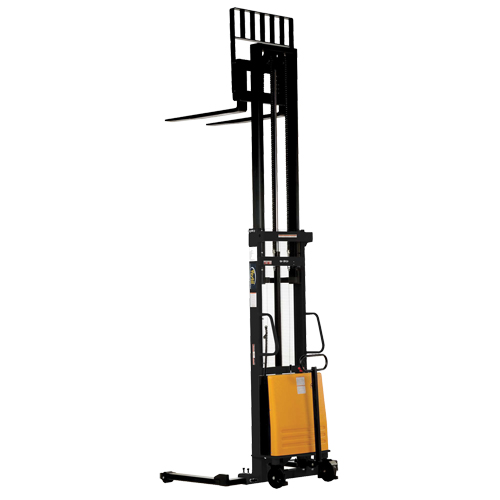 Fork Lift Stacker, Electric Operated, 2000 lbs. Capacity, 137" Max Lift Southpoint Industrial Supply