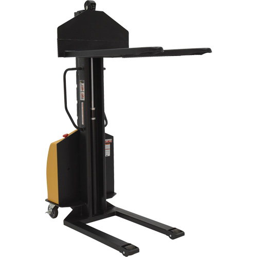 Gerbeur motoris&eacute; avec m&acirc;t &eacute;troit, Fonctionnement &eacute;lectrique, Capacit&eacute; 1000 lb, Lev&eacute;e max 63" Southpoint Industrial Supply
