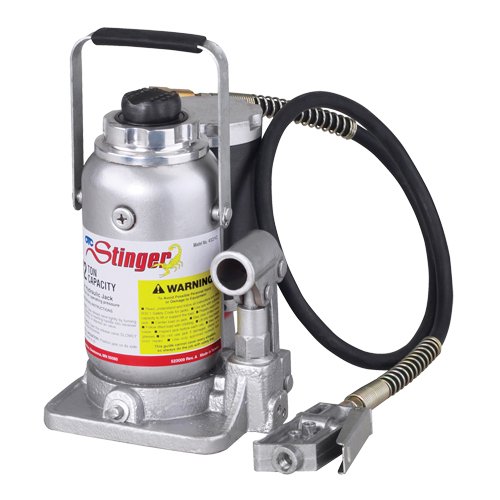 Bottle Jack, 12 Ton(s), Air Hydraulic, 18-3/8" Raised Height Southpoint Industrial Supply