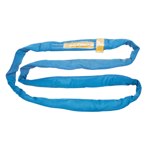 Polyester Round Sling, Blue, 4" W x 20' L, 23000 lbs. Vertical Load Southpoint Industrial Supply