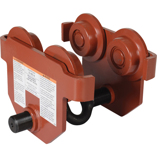 Low Profile Manual Trolley, 4000 lbs. (2 tons) Southpoint Industrial Supply