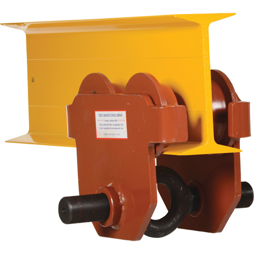 Low Profile Manual Trolley, 6000 lbs. (3 tons) Southpoint Industrial Supply