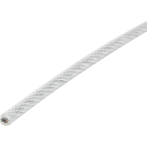 Wire Rope, 1000' (304.8 m) x 1/8", 2000 lbs. (1 tons), Galvanized Southpoint Industrial Supply