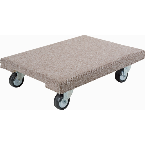 Wood Dollies - Medium-Duty, Polyolefin Wheels, 900 lbs. Capacity, 18" W x 24" D x 7" H Southpoint Industrial Supply