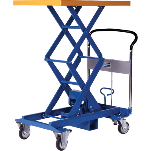 Table &eacute;l&eacute;vatrice &agrave; ciseaux Dandy Lift, 34-4/5" lo x 23-3/5" la, Acier, Capacit&eacute; 770 lb Southpoint Industrial Supply