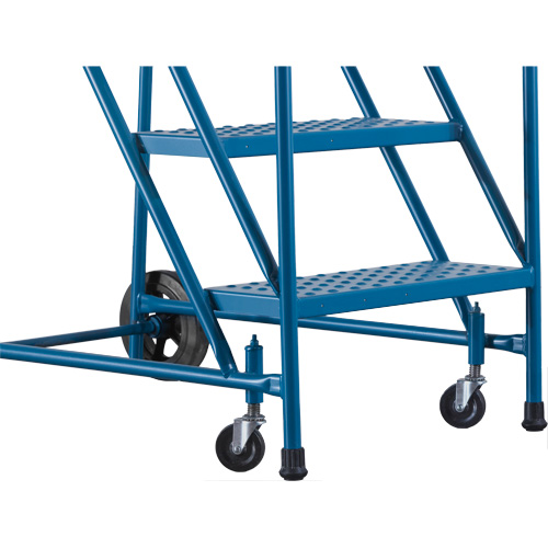 CSA-Certified Rolling Step Ladder, 5 Steps, 22" Step Width, 46" Platform Height, Steel Southpoint Industrial Supply