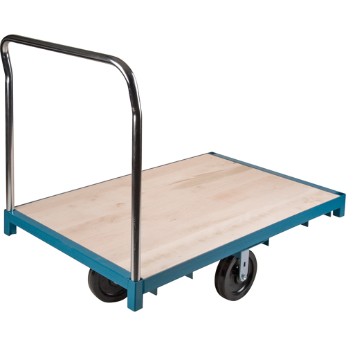 Heavy-Duty Platform Truck, 48" L x 30" W, 2500 lbs. Capacity, Nylon Casters Southpoint Industrial Supply