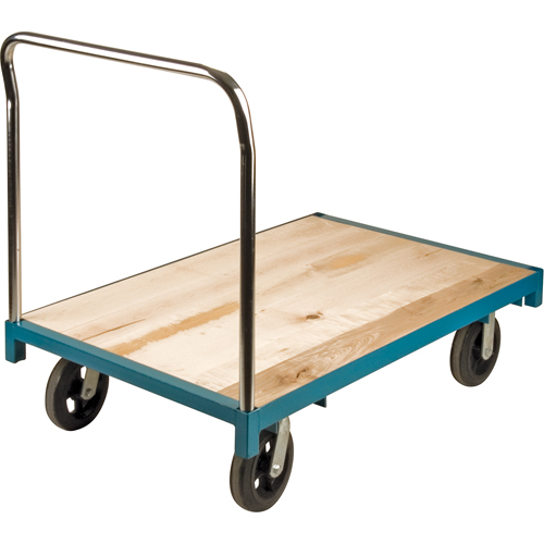 Heavy-Duty Platform Truck, 48" L x 30" W, 2000 lbs. Capacity, Rubber Casters Southpoint Industrial Supply