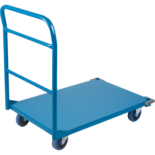 Shelf & Platform Truck, Steel, 24" W x 36" D x 40" H, 1300 lbs. Platform Capacity Southpoint Industrial Supply