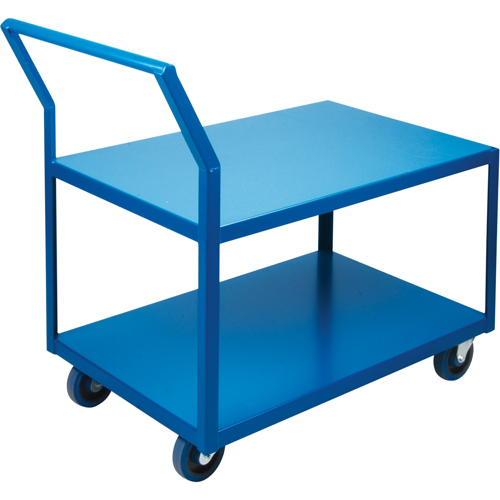 Chariots Surbaiss&eacute;s Robustes, 2 niveaux, 24" la x 36" p x 40" h, 1200 lb Cap Southpoint Industrial Supply