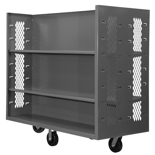 Wire Shelf Cart, Steel, 30" x 54" x 60", 1500 lbs. Capacity Southpoint Industrial Supply