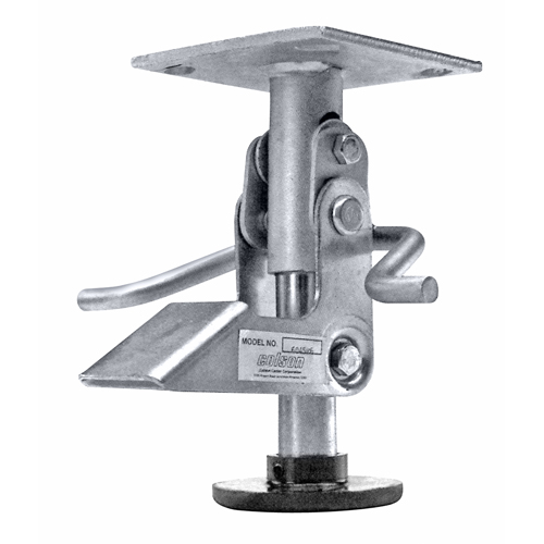 Heavy-Duty Floor Lock Brake, 6-43/64" Extended Height, 5-35/64" Retracted Height Southpoint Industrial Supply
