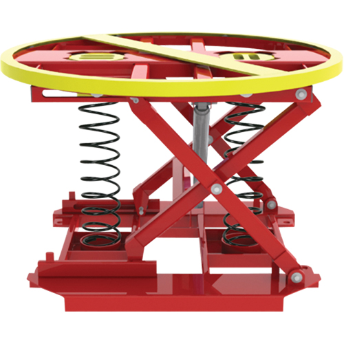 Plateforme de levage manuelle Pallet Pal 360, 43-5/8" lo x 43-5/8" la, Capacit&eacute; 4500 lb Southpoint Industrial Supply