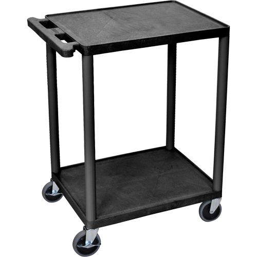 Chariot utilitaire, 2 tiers, 18" x 33" x 24", Capacit&eacute; 400 lb Southpoint Industrial Supply