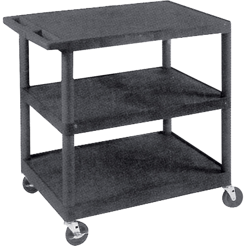 Utility Cart, 3 Tiers, 18" x 34" x 24", 400 lbs. Capacity Southpoint Industrial Supply
