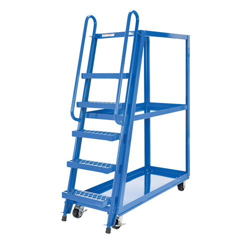 Stock Picking Cart, Steel, 21-7/8" W x 56-1/8" D, 3 Shelves, 1000 lbs. Capacity Southpoint Industrial Supply