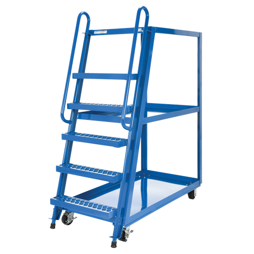 Stock Picking Cart, Steel, 27-7/8" W x 56-1/8" D, 3 Shelves, 1000 lbs. Capacity Southpoint Industrial Supply