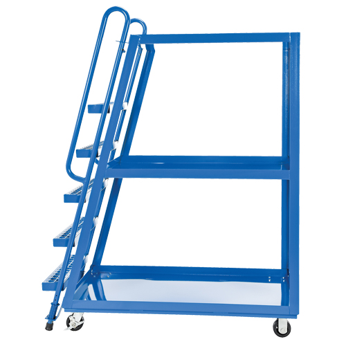 Stock Picking Cart, Steel, 27-7/8" W x 56-1/8" D, 3 Shelves, 1000 lbs. Capacity Southpoint Industrial Supply