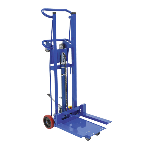 Empileur &agrave; plateforme, M&eacute;canisme Pompe au pied, Capacit&eacute; de 750 lb, Levage max de 52" Southpoint Industrial Supply
